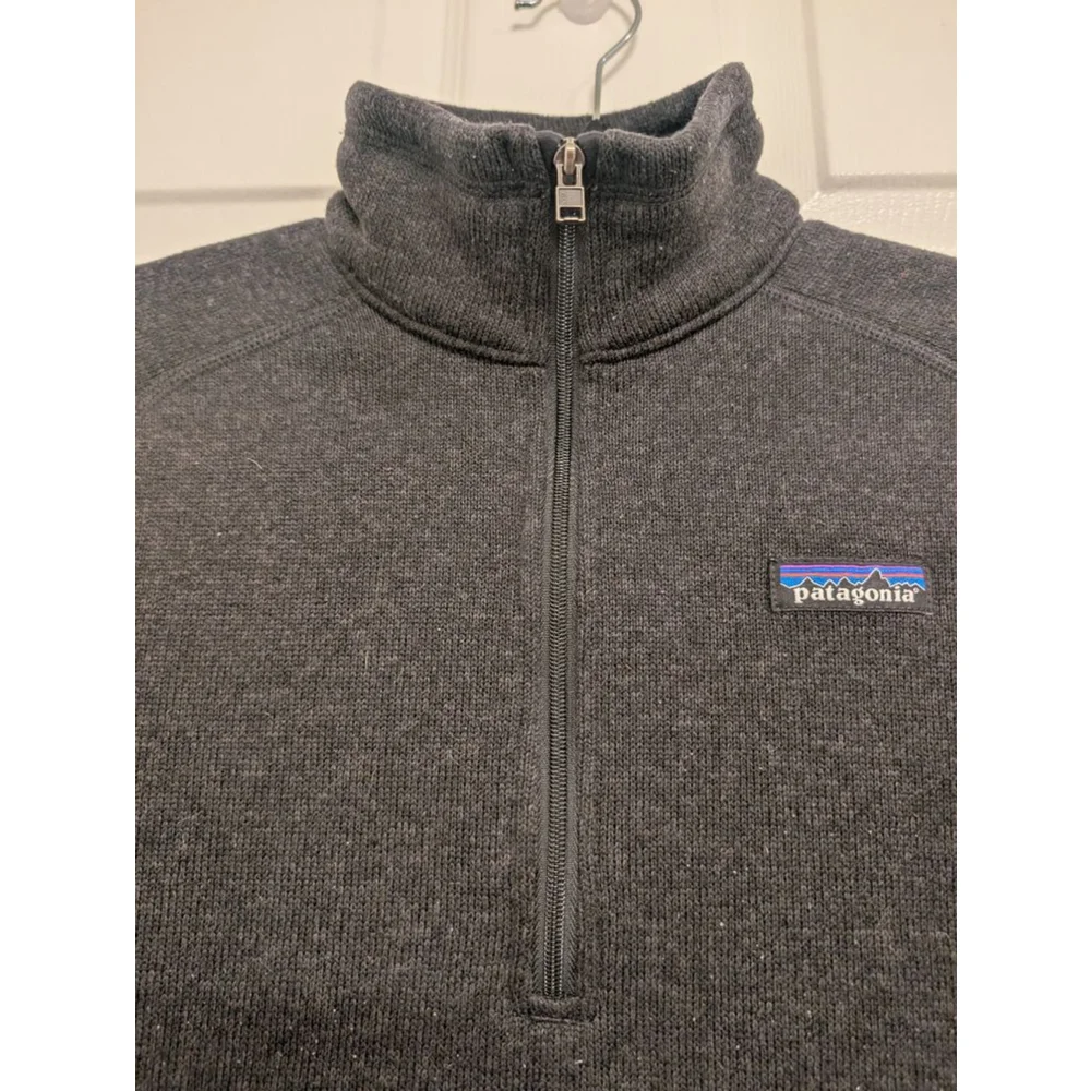 Patagonia Better Sweater 1/4-Zip Fleece size S *company or sport logo on back*